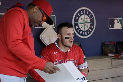 MLB(影)／天使「神鱒」提前傷退　客場一局爆遭水手橫掃