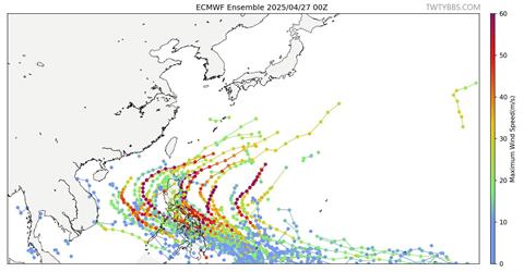 快新聞／今年首颱要來了？　氣象粉專曝「熱帶擾動99W」發展中