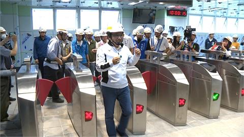最後一哩路! 「捷運三鶯線」即將完工 新北市長侯友宜今日搶先試乘