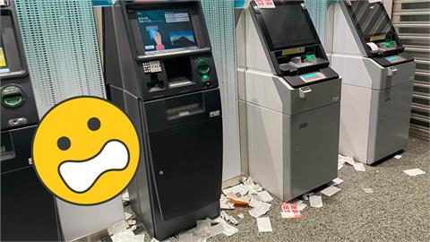 銀行ATM「滿地明細表」髒亂程度如垃圾場！眾人一看直搖頭：自作自受
