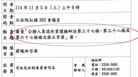 藍排案「停砍年金」  綠：走回頭路是踐踏世代正義