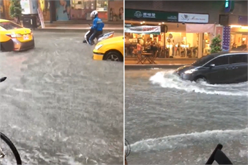 快新聞／「北北桃」15縣市豪、大雨特報！ 新北板橋新莊等地一級淹水警戒