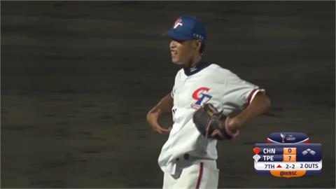 棒球(影)／擴大陳傑憲效應！U18世界盃台灣完封後比胸口告訴中國「台灣尚勇」