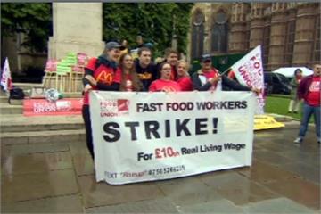 進軍英國43年 麥當勞首度爆發罷工