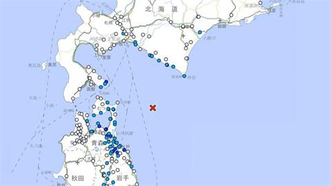 最新／日本青森外海又震！17:09 又有規模5.3地震