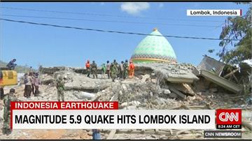 印尼龍目島又震！規模6.2震垮建築物