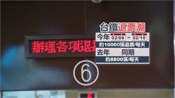 嚇到了！花蓮強震後 台鐵東幹線爆退票潮