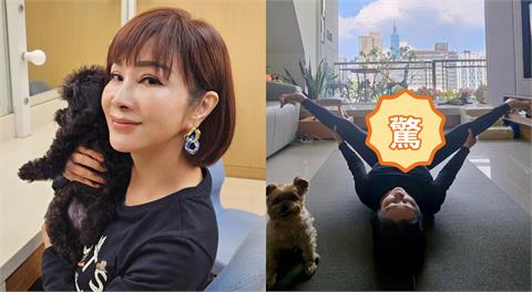 68歲陳美鳳「對窗大開V字腿」鄰居看了好害羞!「這1隻」意外萌翻眾人