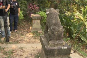  放開那隻石狛犬！神社古蹟遭破壞