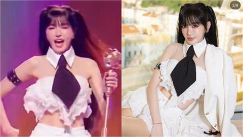 中共晚會「台藝人登台」連環出包！小粉紅抓到謝金燕「沒拿麥卻有聲」畫面曝