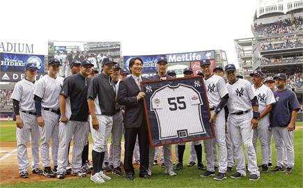 MLB／松井秀喜重現洋基球場！世界大賽第五戰　哥吉拉親自開球