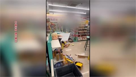 太失控！ 彰化男疑酒後心情差 大暴走鬧超商