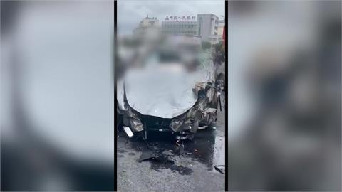 特斯拉車禍人僅傷、華為追撞3死　中國網民相比安全性掀熱議