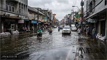 曼谷暴雨成災水淹及腰　雨勢趨緩積水退居民清點損失