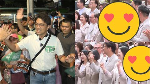 沈伯洋登記「身後驚見賈靜雯」真相曝光！神祕正妹身分被挖出…網大讚：有學問又愛台灣