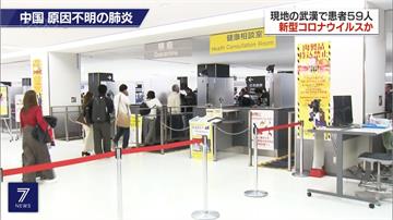 武漢肺炎初判「新型冠狀病毒」 日本加強防疫措施
