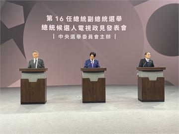 快新聞／首場總統候選人政見發表會今登場　民進黨酸：柯出一嘴、侯只會黑