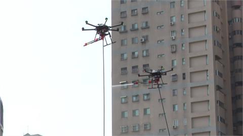 可在10層樓高射水！　南市成功打造「射水無人機」