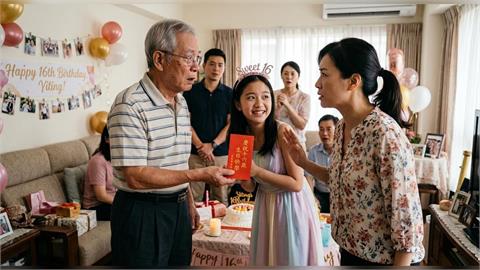 16歲孫女生日「豪送10萬紅包」！72歲阿公聽兒媳「這句話」秒愣住：憑什麼？