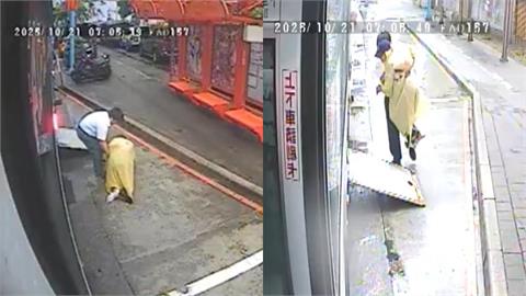 客運司機一句:我抱妳!助「冒雨爬行」身障婦上公車⋯貼心暖舉感動全車人