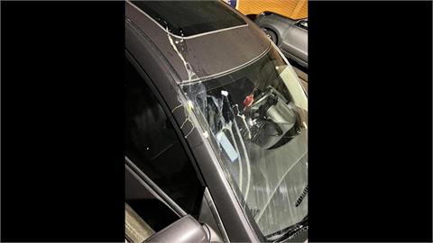 禍從天降！新北永和「碎裂盆栽」掉落砸車　三重轎車慘遭蛋襲