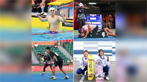 快新聞／蔡英文賀台灣隊摘牌！王冠閎「銀牌換金色」　12歲滑板好手首登亞運頒獎台