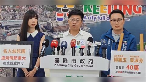基隆幼兒園虐童遭廢照！6人移送 負責人挨罰84萬