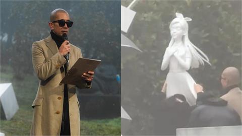 S媽緊擁大S雕像「凝視方位藏密碼」！碑文全曝光…具俊曄真心逼網淚崩