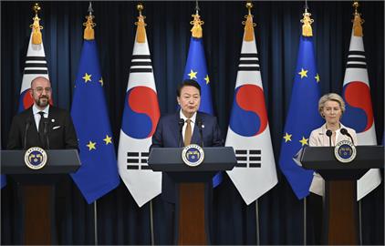 快新聞／尹錫悅會晤歐盟官員提「維護台海和平」　外交部：樂願緊密合作
