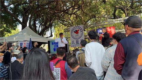 台中罷團大造勢拚二階連署　曹興誠、八炯現身助陣