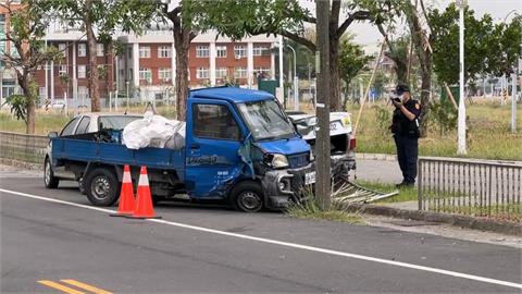 涉車牌竊盜案遭台南警追捕　小貨車高速逃逸險撞路邊婦人