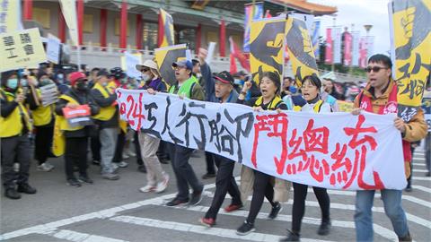 工鬥大遊行凱道登場　　向3位候選人提出7大訴求