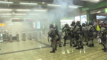 反送中港警殺紅眼！速龍小隊衝進地鐵開槍掃射民眾