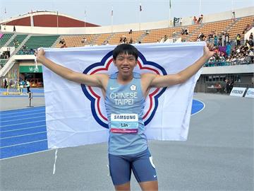 田徑亞錦賽　台灣21歲新秀林仲威400公尺跨欄奪銅
