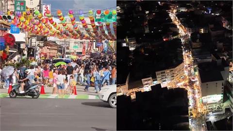 苗栗苑裡「鬼門關夜市」街道人潮塞爆！居民曝「震撼樓上視角」嚇爛：聰明人選擇在家