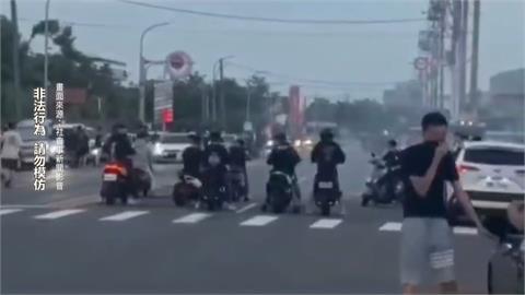桃園新屋飆仔聚集擾民　警追捕一騎士連開２６張罰單