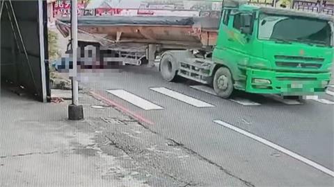 又是內輪差+視線死角釀禍　東港右轉砂石車輾斃直行騎士