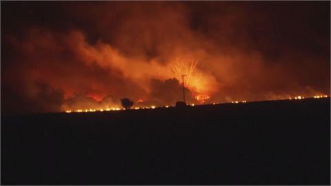 美國加州野火及暴風　火勢快速蔓延1.2萬英畝