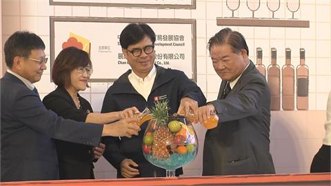 高雄國際食品展登場！　劉書宏與陳其邁一起推農產品
