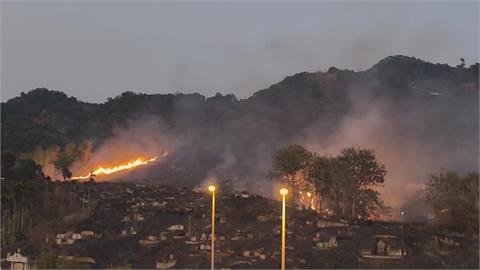 南投縣今年公墓火災高達114件　國3南投休息站公墓火災濃煙瀰漫