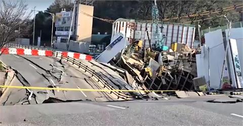 南韓又爆嚴重工安意外！　新安山線輕軌工地大面積坍塌