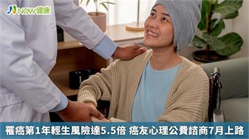 罹癌第1年輕生風險達5.5倍 癌友心理公費諮商7月上路