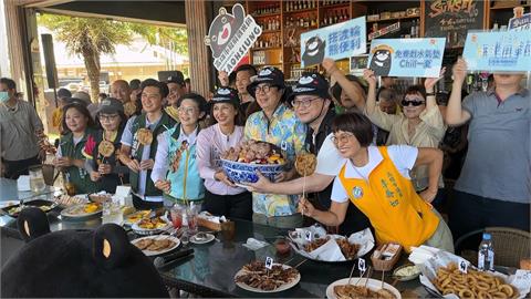 市長初選拚了！賴、林、邱風箏節別苗頭　許智傑林園LIVE　SHOW歡慶父親節