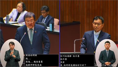 拒絕發請辭信？邱泰源否認　卓榮泰證實約見「問他未來長遠規劃」