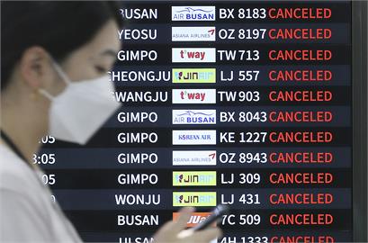 最強寒流發威！　南韓濟州機場476班次取消、4萬3千人受影響