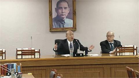 國情報告擬定2小時？　韓國瑜：總統66歲要考慮他的攝護腺