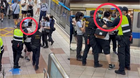 疑不滿車廂擁擠　男子北捷車廂張口咬傷其他乘客