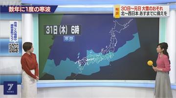 強烈寒流來襲 日本恐現「數年一度」大雪
