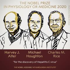 快新聞／今年首個諾貝爾獎出爐 英美3學者發現C型肝炎獲頒醫學獎