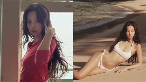 20張不夠看！Jennie親設計比基尼洗版辣照...超狂身材掀496萬人暴動